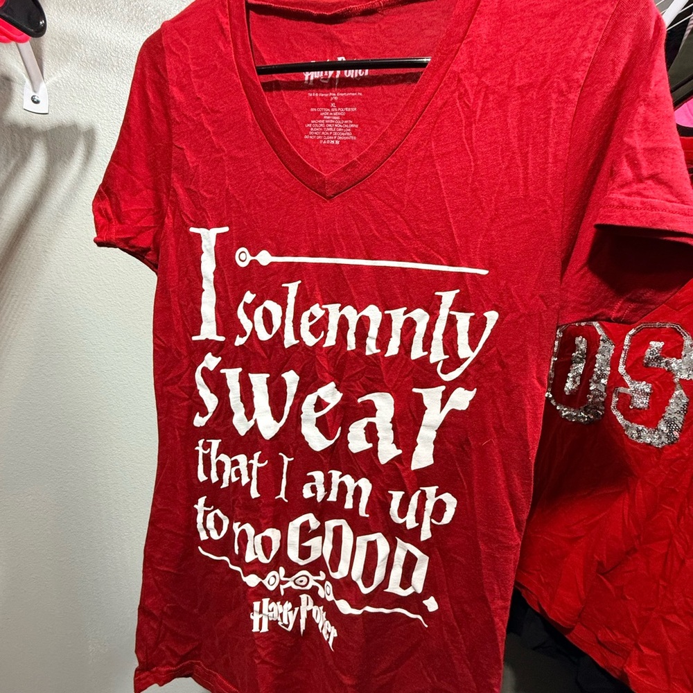 Harry Potter Red Mischief Managed Tee